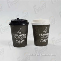 Custom Paper Coffee Cups custom paper cup disposable cups and lids Factory